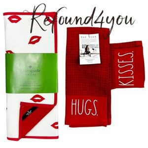 Kate Spade & Rae Dunn  - ‘Hugs & Kisses - bundle’. NWT Last one!